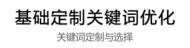 基礎(chǔ)定制關(guān)鍵詞優(yōu)化